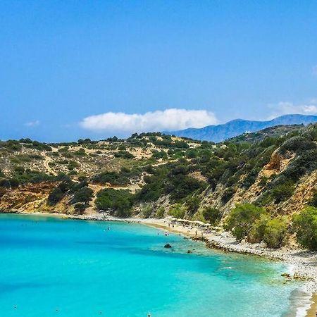 “Shiny” Sea View Apartment At Istron Agios Nikolaos  Bagian luar foto