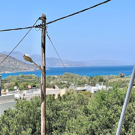 “Shiny” Sea View Apartment At Istron Agios Nikolaos  Bagian luar foto