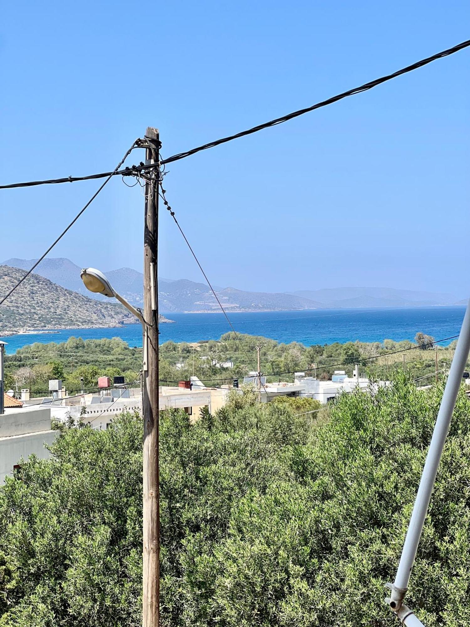 “Shiny” Sea View Apartment At Istron Agios Nikolaos  Bagian luar foto